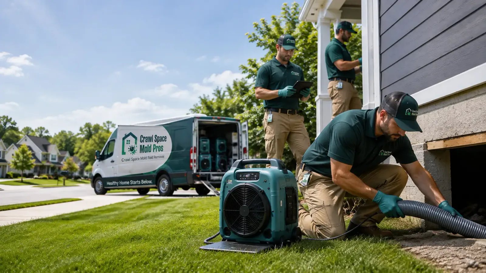 Crawl Space Mold Removal in Wenham, MA